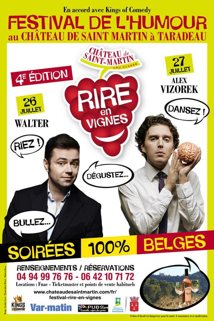 Affiche Rire en Vignes 2017